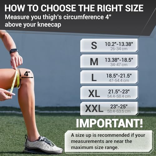Knee Brace with Side Stabilizers & Gel Pads for Pain Relief - Large