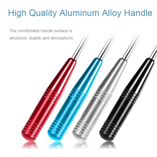 4-Pack Fish Hook Remover Tool with Storage Tubes - Quick Dehooker Set