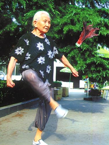 Baitaihem Colorful Kick Shuttlecock - Chinese Jianzi Foot Sports Outdoor Exercise Pack of 6