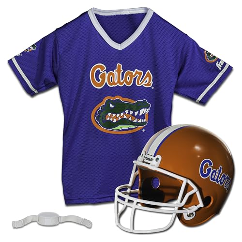 Florida Gators Kids Helmet & Jersey Set - NCAA Youth Sports Fan Apparel