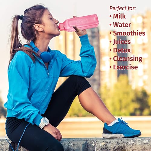 Travel Water Bottle - Reusable Leakproof Sports Bottle - Green