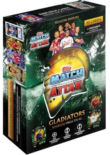 Match Attax Mega Tin 2025/26 - 45 Cards & 3 Exclusive LE Cards
