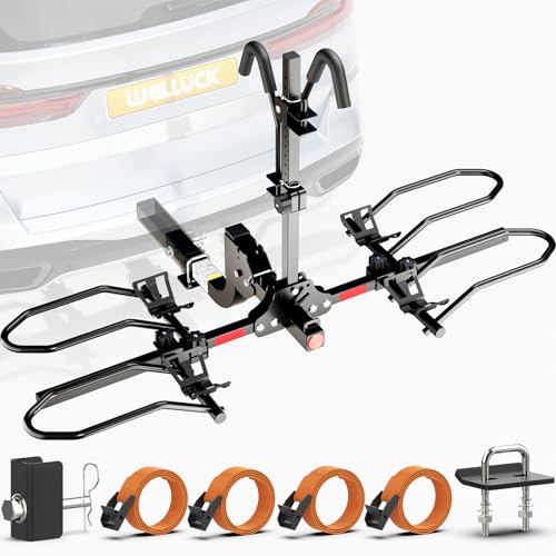 Heavy Duty 2-Bike Rack for 2" Hitch Receiver - 200LB Capacity