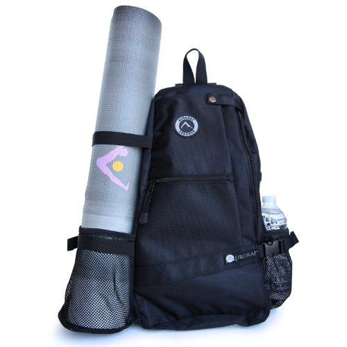 Yoga Sling Bag for Mats, Gym & Pickleball - Ebony