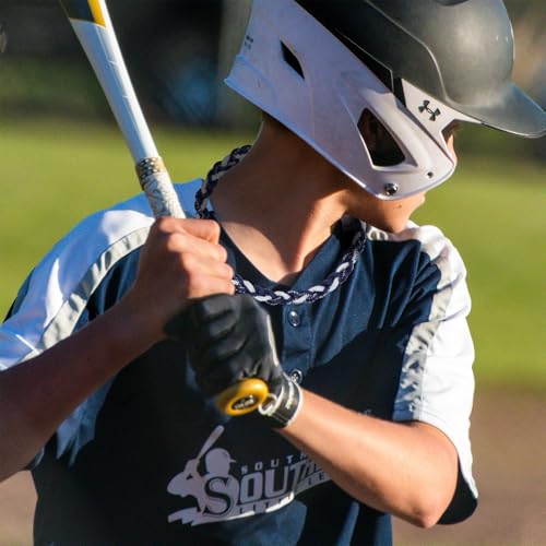 Braided Baseball Rope Necklace in League Team Colors