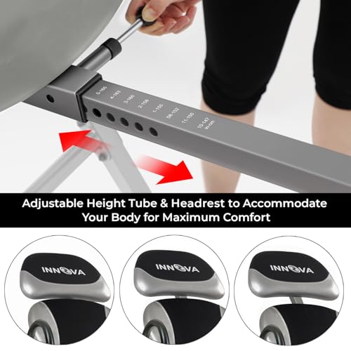 Inversion Table with Air Lumbar Support - ITX9900, Black/Gray