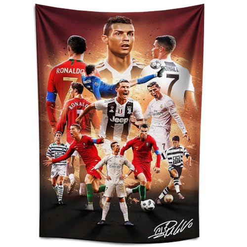 Cristiano Ronaldo Signed Wall Tapestry Poster - 39" x 59"