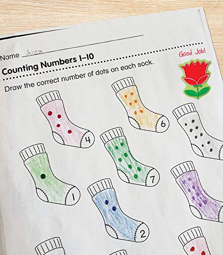 Flower Reward Stickers for Kids - 96-Piece Classroom Incentive Pack - Flowers