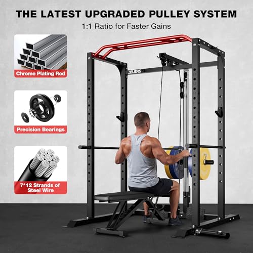 Multi-Function Power Rack with LAT Pulldown - S11 Power Cage