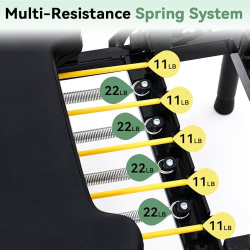 Foldable Pilates Reformer Machine with Dual Resistance System