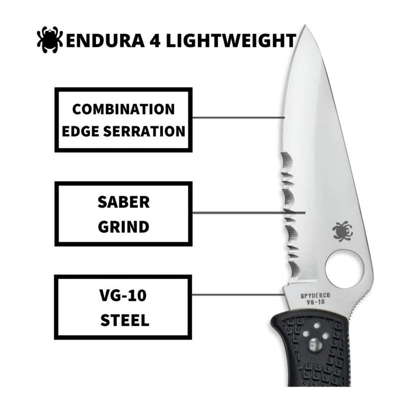 SPYDERCO Endura 4 Nylon COMBOEDGE