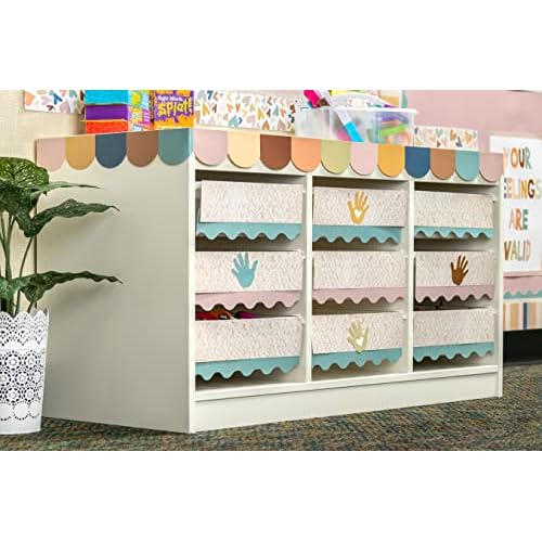 Teacher Created Resources Everyone is Welcome Woven Straight Border Trim (TCR7127), Natural