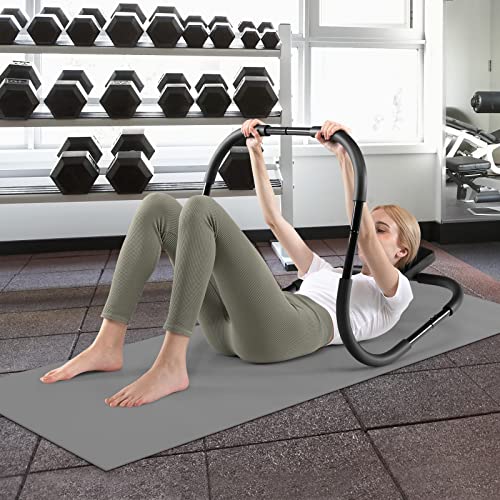 Ab Cruncher Abdominal Trainer with Padded Headrest - Black