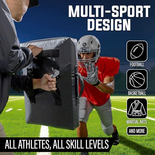 24x16 Black Blocking Pads for Football, Basketball, Martial Arts & Lacrosse Training