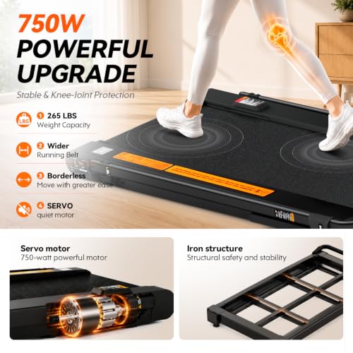 4-in-1 Foldable Walking Pad with Vibration Plate for Home