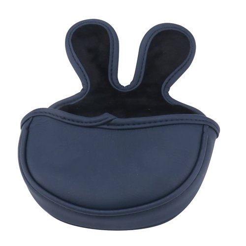 HISTAR Golf Putter Headcover Magnetic Closure Half Mallet Golf Club Head Cover(Blue)