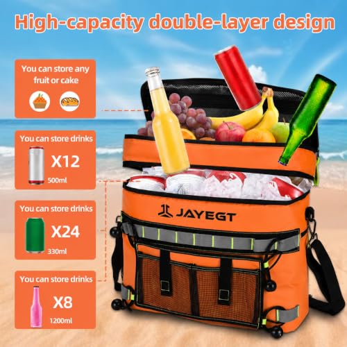 Kayak Cooler Bag Waterproof Insulated Seat Cooler with Large Capacity