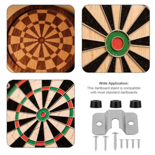 Dartboard Mounting Bracket Kit - Heavy-Duty Iron Construction