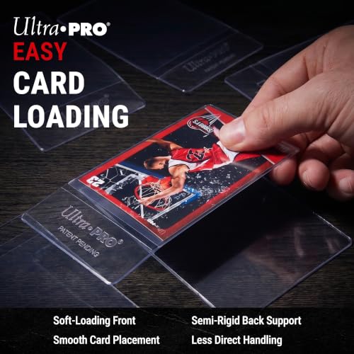 Trading Card Holders - 2-in-1 Semi Rigid Protector Sleeves, 25 Pack