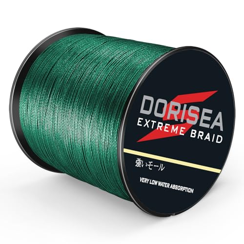 Braided Fishing Line - 100m Moss Green 90lb Test Zero Stretch