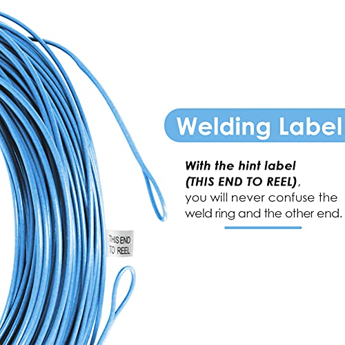WF6F Fly Fishing Line - Weight Forward Floating 100FT - Sky Blue