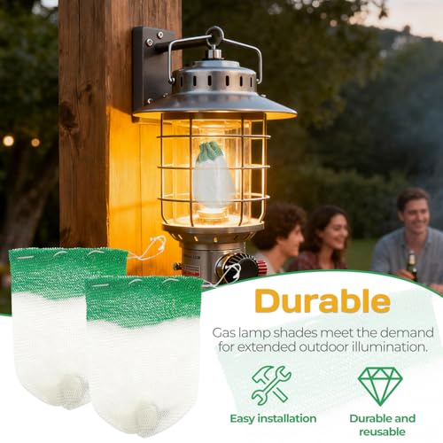 10 Pcs U-Shaped Propane Lantern Mantles - Heat-Resistant Gas Lamp Replacement