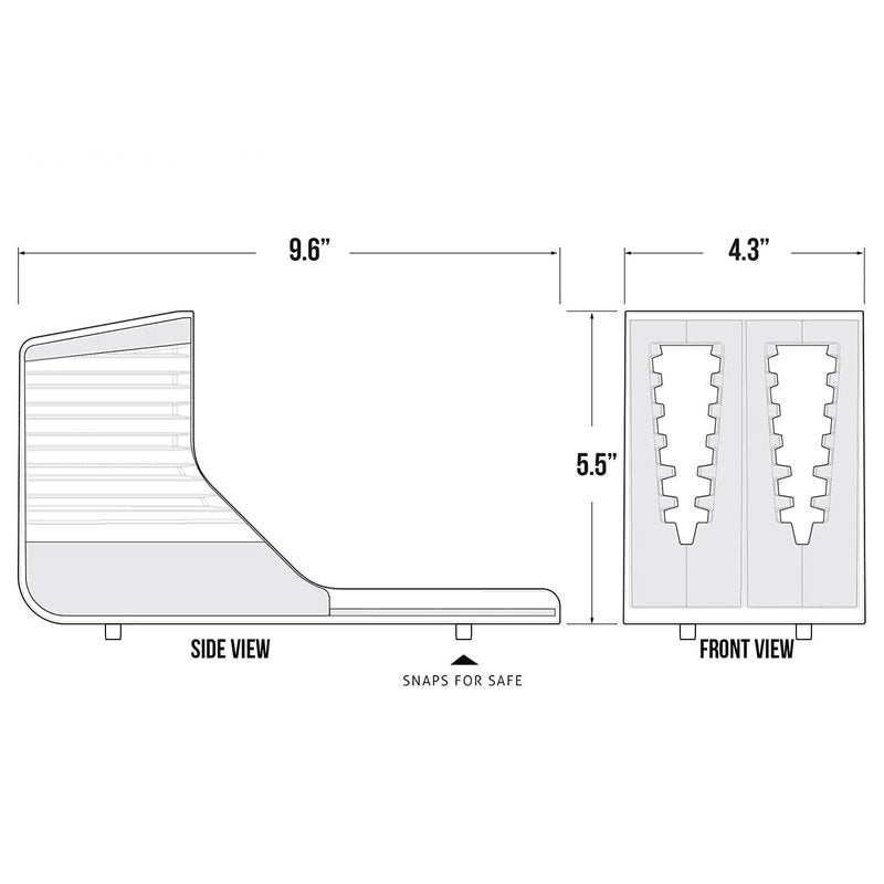 VAULTEK Modular Pistol Rack Protective Handgun Storage (MX Series Pistol Rack)