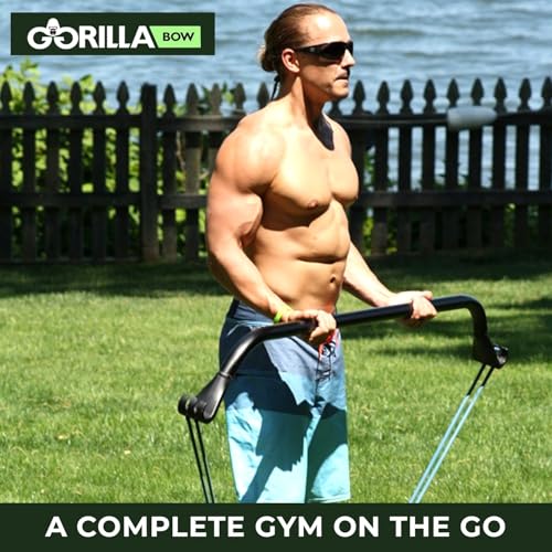 Gorilla Bow Original Portable Home Gym - 330 lbs Resistance, Green