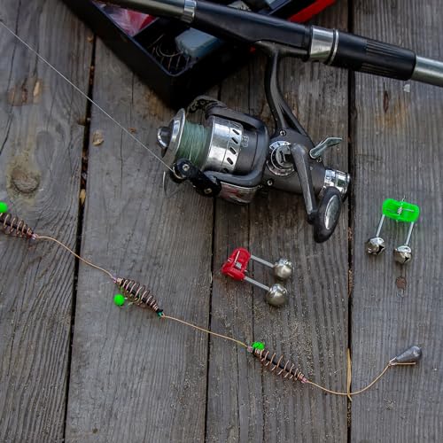 Fishing Beads - Black Soft Plastic Round 4mm Bead Tackle with Box
