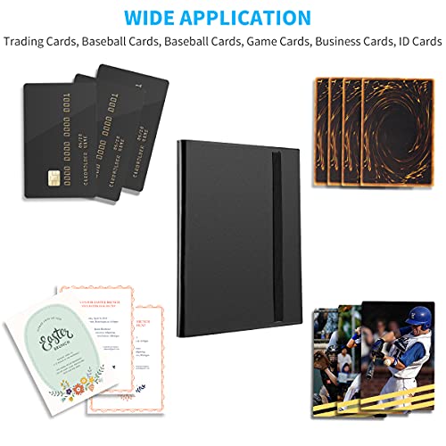 Trading Card Binder - 360 Pockets, Side Loading, Black