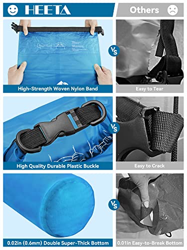Waterproof Dry Bag Backpack with Phone Case - 5L to 40L Sizes