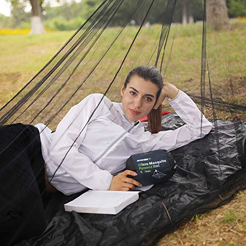 4Monster Twin Camping Insect Net with Carry Bag, Lightweight & Durable