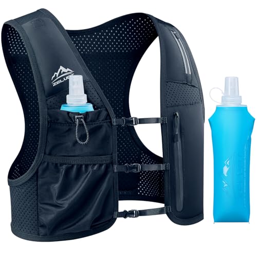Lightweight Hydration Vest with 500ml Flask for Running & Hiking