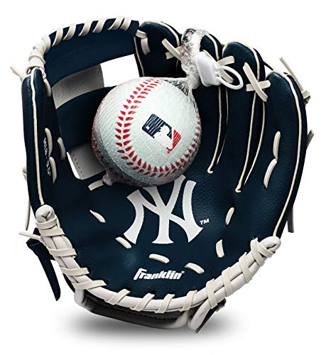 Youth Teeball Glove and Ball Set - 9.5" Soft Foam Baseball
