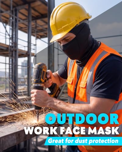 Cooling Balaclava Face Mask for Men Women, Summer Breathable Full