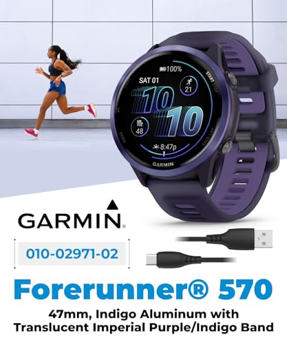 Garmin Forerunner 570 47mm GPS Running & Triathlon Smartwatch
