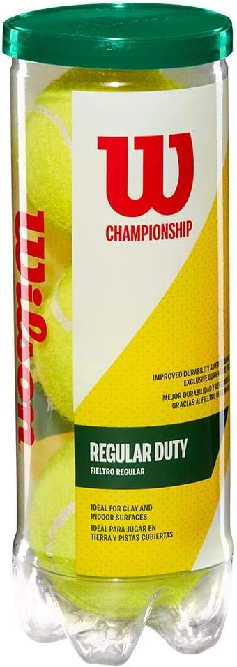 Wilson Championship Tennis Balls - Premium Performance | 3 Ball Cans, 24 Can Case