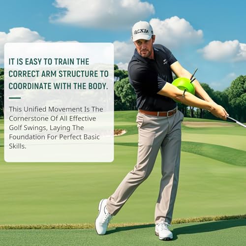 MELE LINKS Light Green Golf Swing Trainer Aid for Posture & Mechanics, All Skill Levels