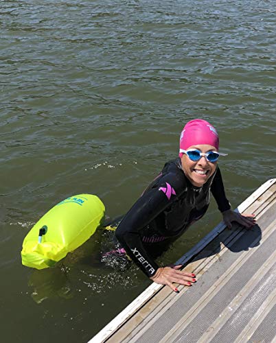 Open Water Swim Buoy - High Visibility Fluo Green 15L Float