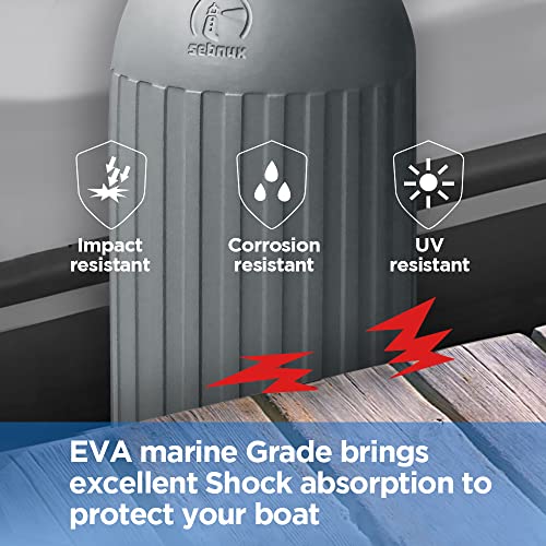 KAZINSKI EVA Boat Fenders for Docking, No Knot Marine Bumpers, Impact-Absorbing