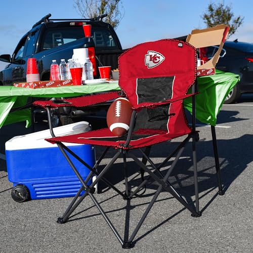 NFL Kansas City Chiefs Tailback Chair - 400 lb Capacity