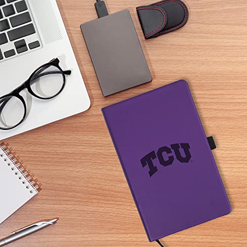 TCU Horned Frogs Laser Engraved Notebook - 8.25" x 5.25"