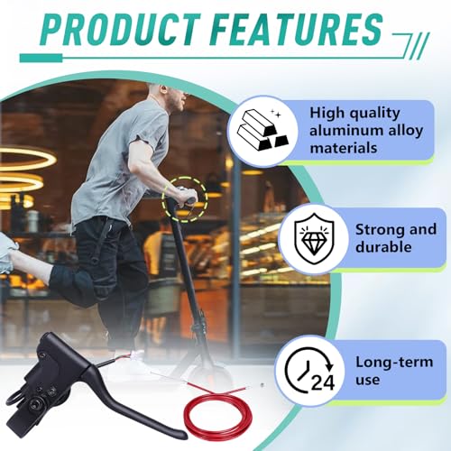 Kamrexi Brake Cable & Handle for Gotrax Electric Scooters GXL V2 Apex Pro XL
