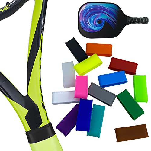 13 Pack Tennis Pickleball Paddles Grip Finishing Rings - A