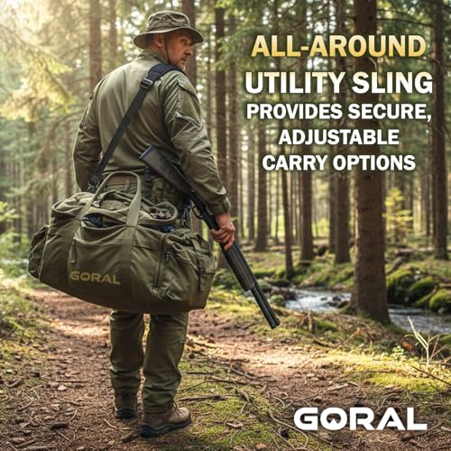 2-Point Rifle Sling with Metal Hooks - Adjustable Padded Strap