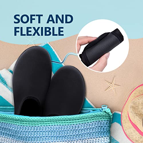 JACKSHIBO Water Shoes for Women Men Quick-Dry Swim Beach Socks