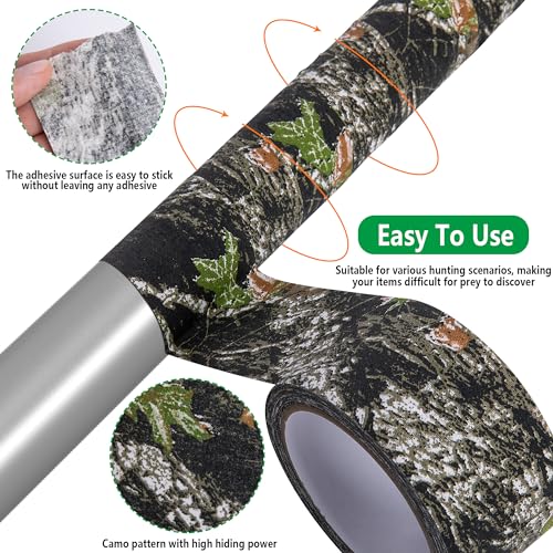 2.5 Inch x 10.9 Yard Camouflage Stealth Adhesive Tape for Hunting & Outdoor Gear
