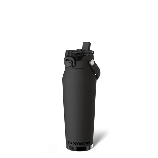 Frost Buddy 24oz Insulated Water Bottle - Straw & Chug Lid - Leak-Proof