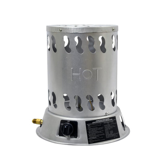 Mr. Heater 25,000 BTU MH25CVX Propane Gas Convection Heater for Construction Sites, Garages, and Outdoors - Silver