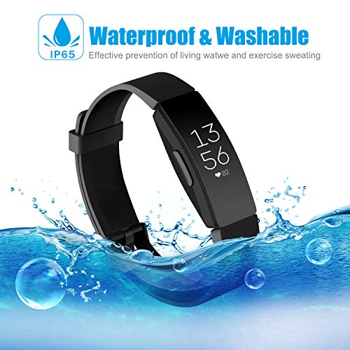 Silicone Sport Band for Fitness Tracker - Small, Black